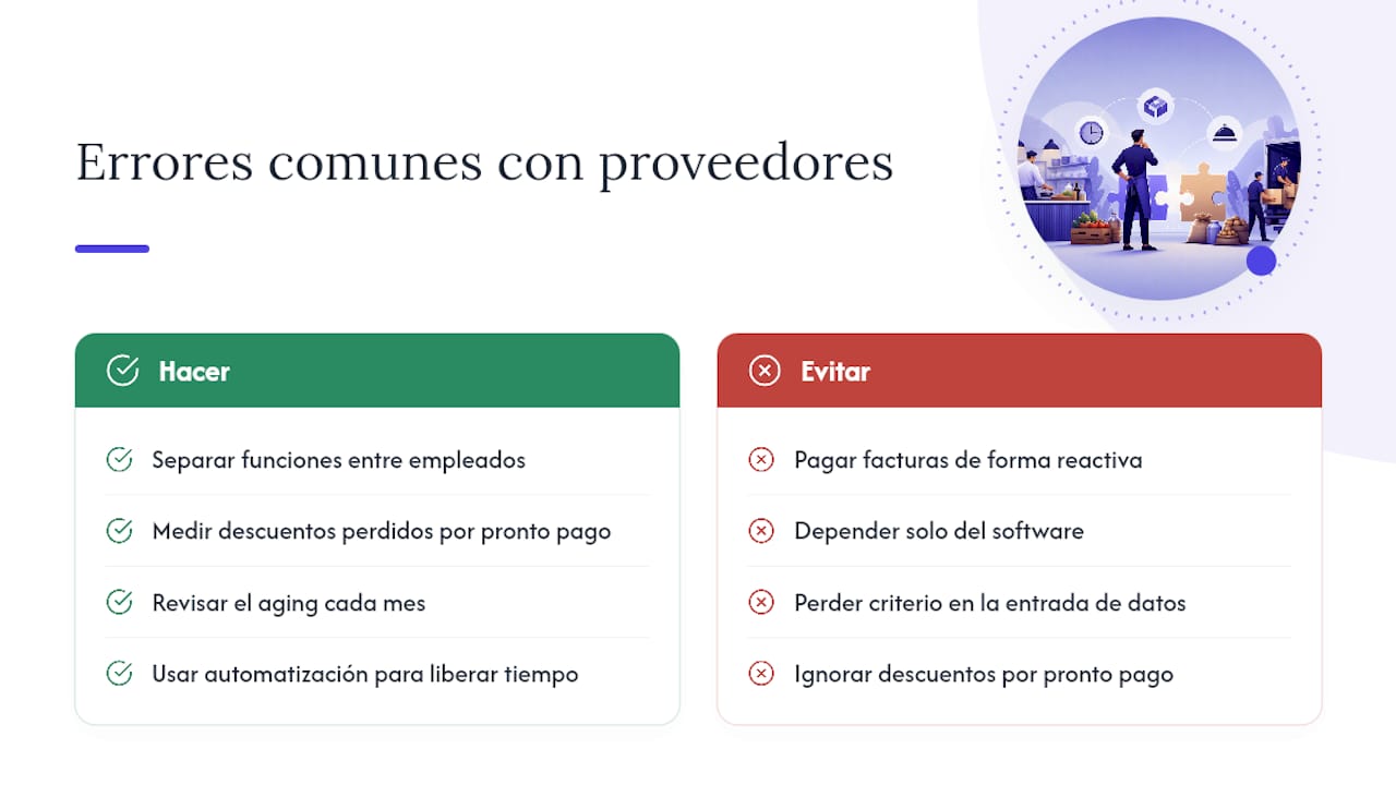 Lo que la mayoría de restaurantes hace mal con sus proveedores